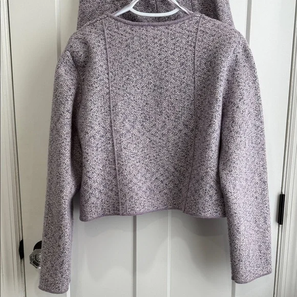 & Other Stories Lavender Tweed Cropped Button Cardigan - Picture 6 of 12